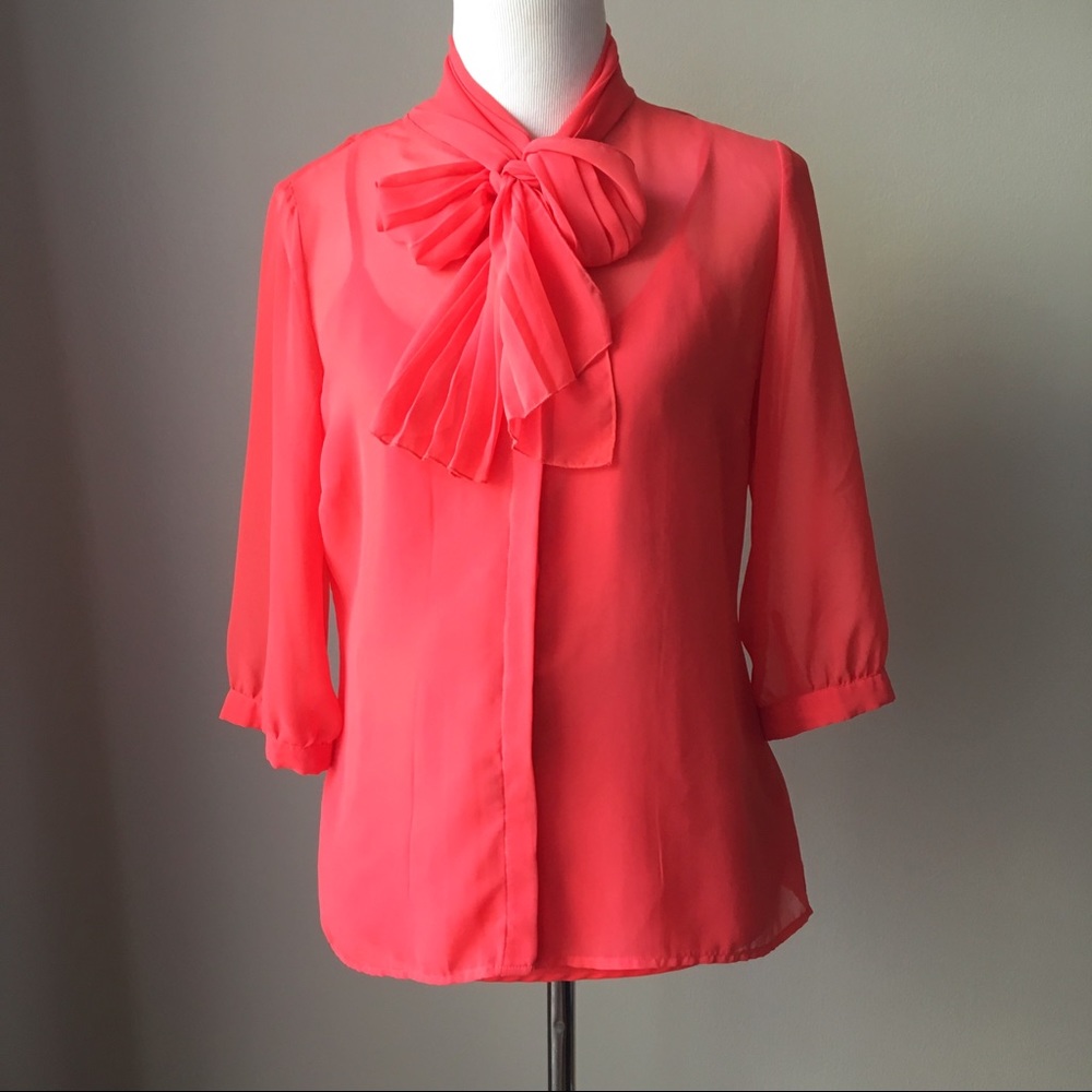 DONATED Coral Blouse | Worthington